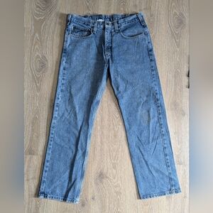 Carhartt Men's Straight Leg Regular Fit Classic Blue Denim Jeans